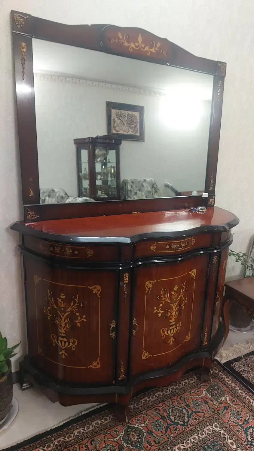 بوفه ودراور هردو باهم قیمت مقطو|بوفه، ویترین، کنسول|اردبیل, |دیوار