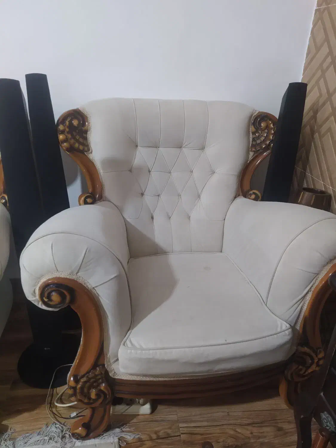 مبل سلطنتی راحتی 7نفره|مبلمان خانگی و میز عسلی|وحیدیه, |دیوار