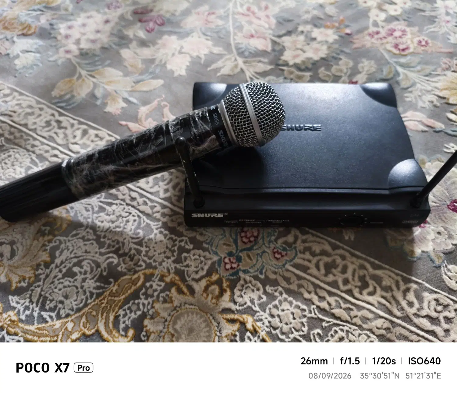 میکروفون اصل شور sm58/ut4|آلات موسیقی|تهران, افسریه جنوبی|دیوار