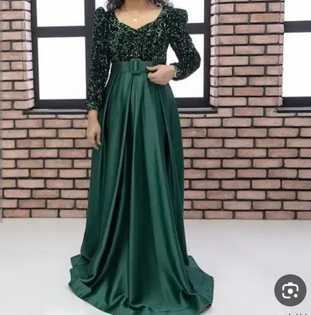 ماکسی مجلسی سبز|لباس|خرمآباد, |دیوار