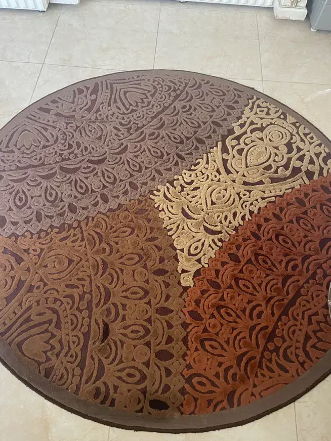 فرش ماشینی گرد|فرش|تبریز, |دیوار