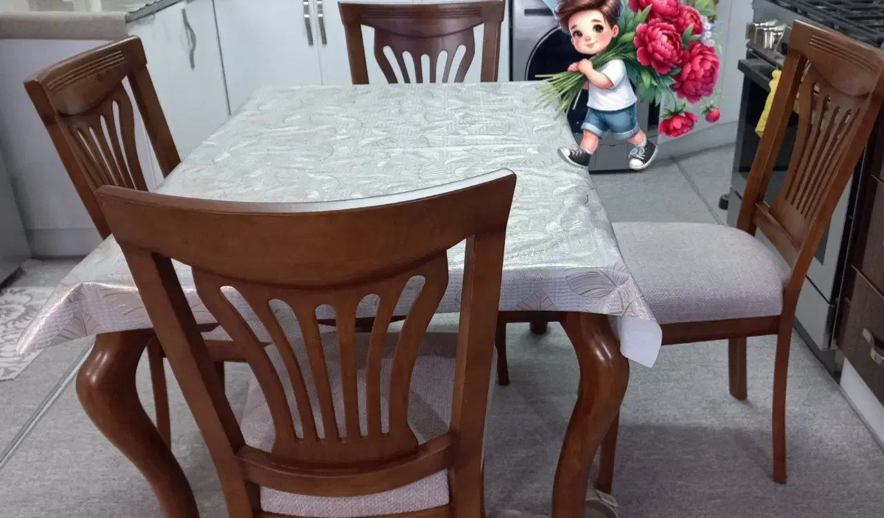 میز نهار خوری شیک|میز و صندلی غذاخوری|قم, زنبیل آباد|دیوار