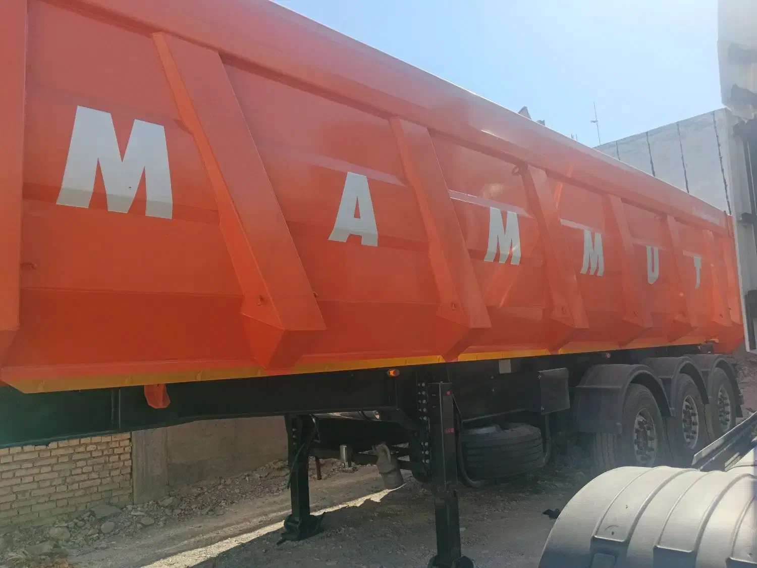 تریلی کمپرس سه محور ماموت|خودرو سنگین|باغ ملک, |دیوار