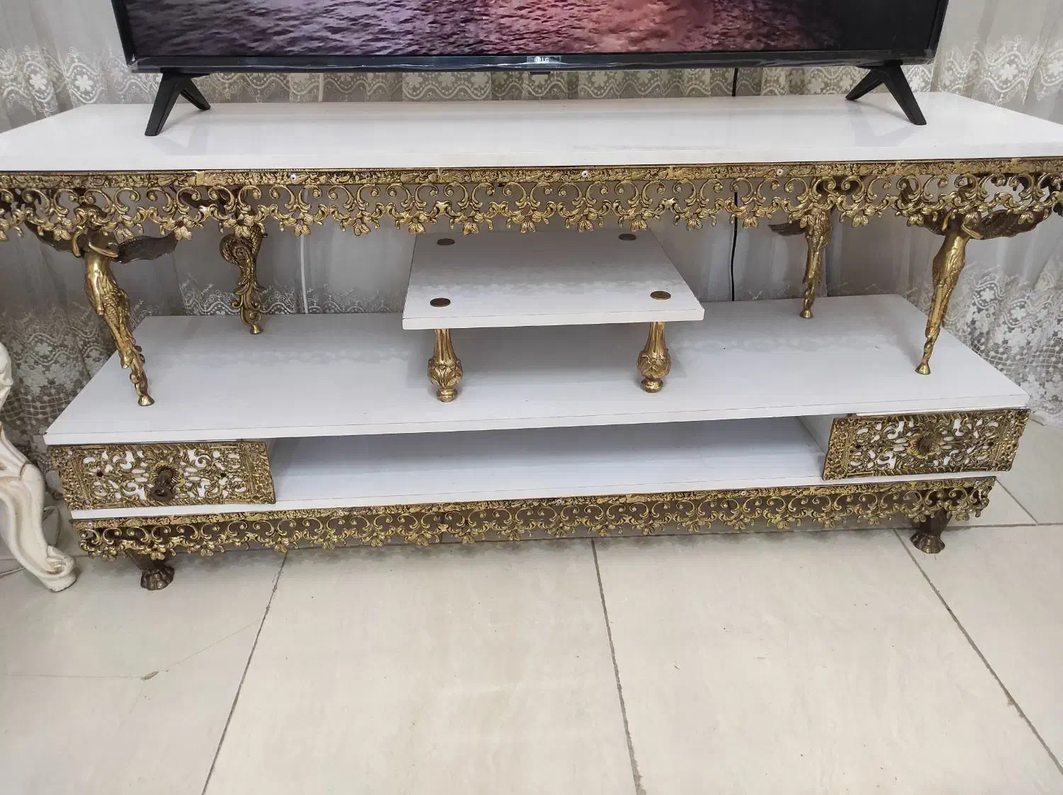 میزتلویزیون برنج|میز تلویزیون|ری, امین آباد|دیوار