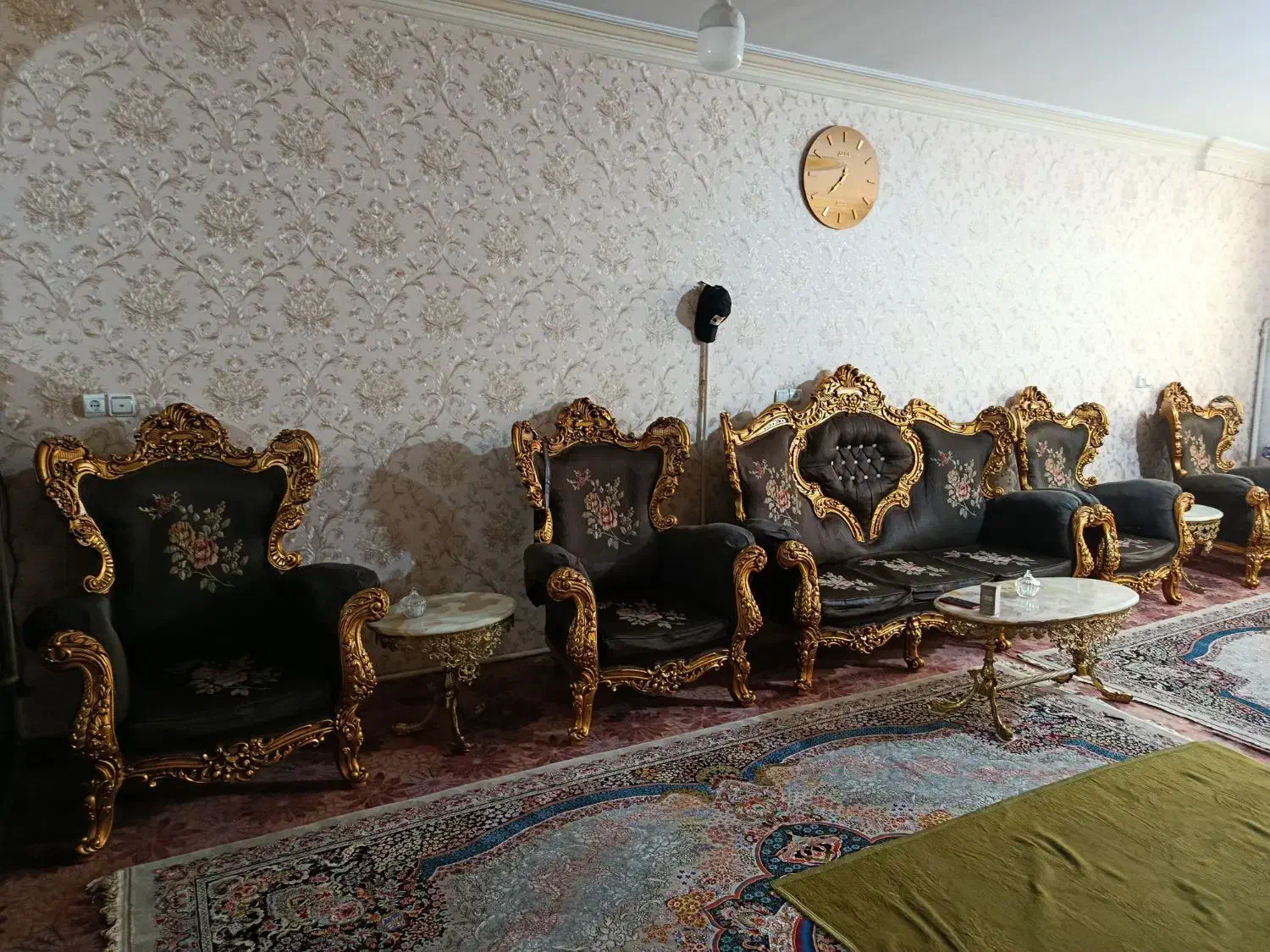 مبل سلطنتی|مبلمان خانگی و میز عسلی|نسیمشهر, |دیوار