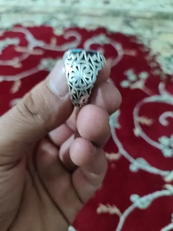 فروش انگشتر نقره دست ساز ۱۵ گرم|جواهرات|تهران, خزانه|دیوار