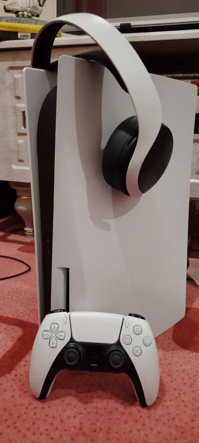 ps5 fat + pulse 3D + games|کنسول، بازی ویدئویی و آنلاین|رامهرمز, |دیوار