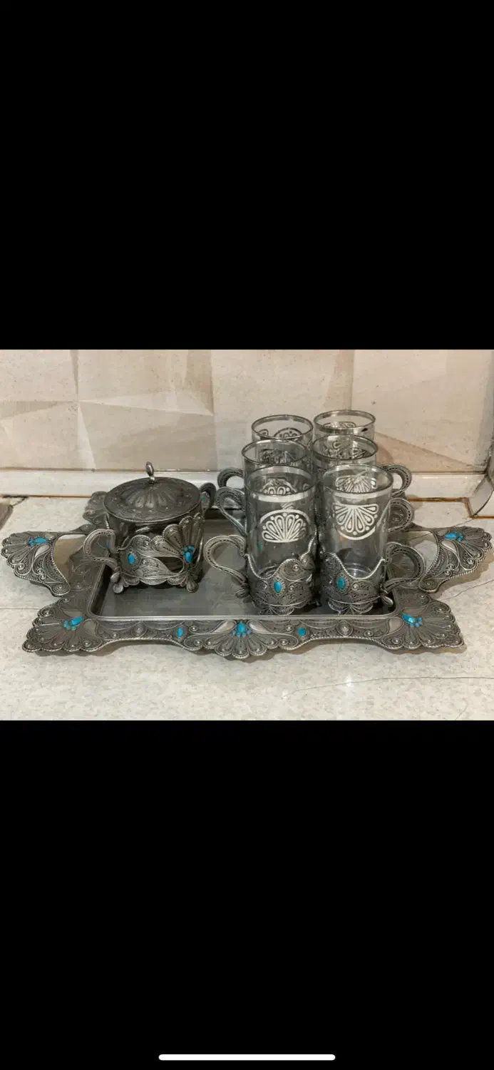 سرویس چایخوری و پاسماوری و تنگ جام|ظروف سرو و پذیرایی|مشهد, نوید|دیوار
