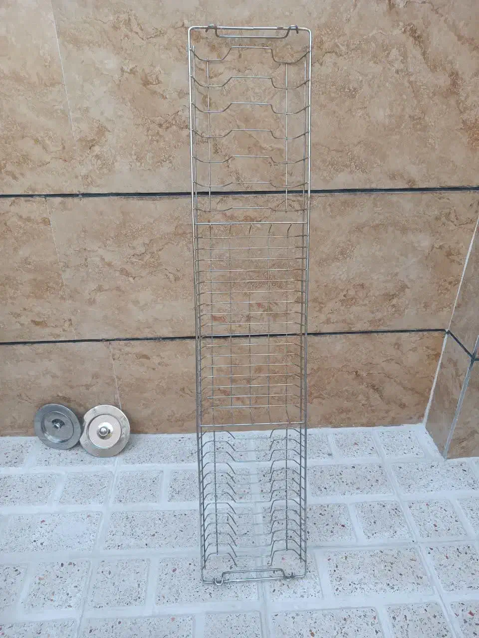 آبچکان استیل 120سانتی|آب‌چکان و نظم‌دهنده ظروف|زنجان, |دیوار