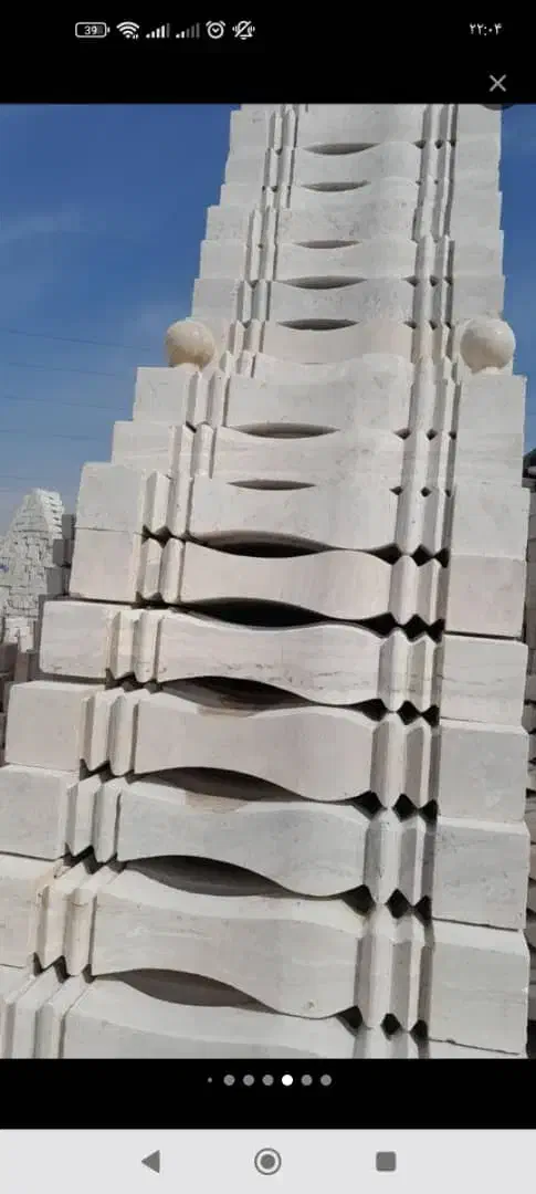 نرده سنگی عسلی|مصالح و تجهیزات ساختمان|اصفهان, محمودآباد|دیوار