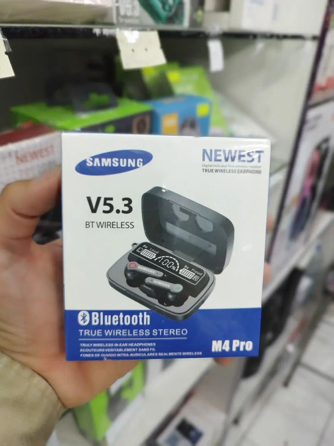 هندزفری بلوتوثی ایرپاد پرو QCY شیشه ای سامسونگ|لوازم جانبی موبایل و تبلت|قم, زند آباد|دیوار