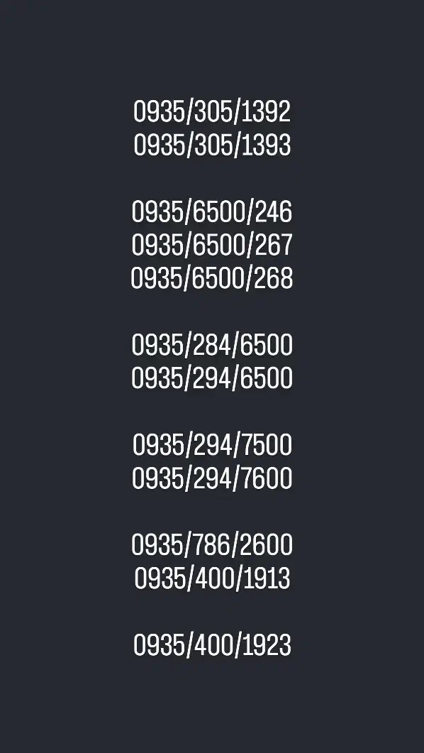 0935-400-1913|سیم‌کارت|مشهد, شهید رضوی|دیوار