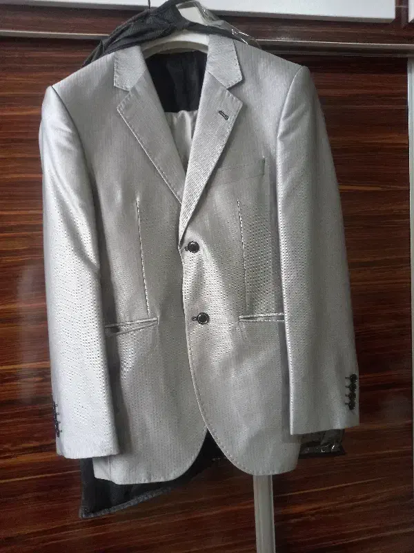 کت و شلوار نقره ای|لباس|باسمنج, |دیوار