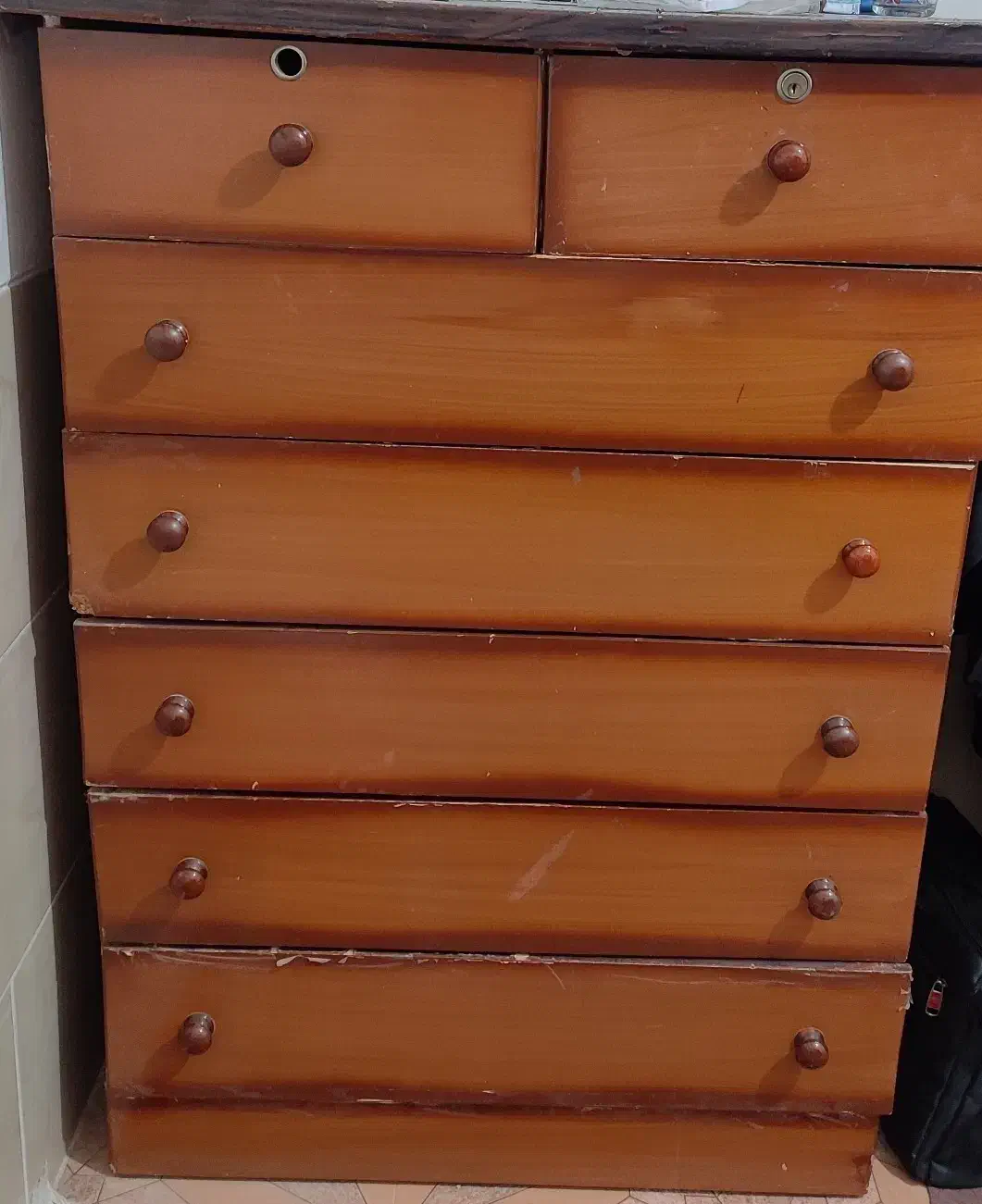 کمد لباس و میزتلفن|جاکفشی، کمد، دراور|یزد, |دیوار