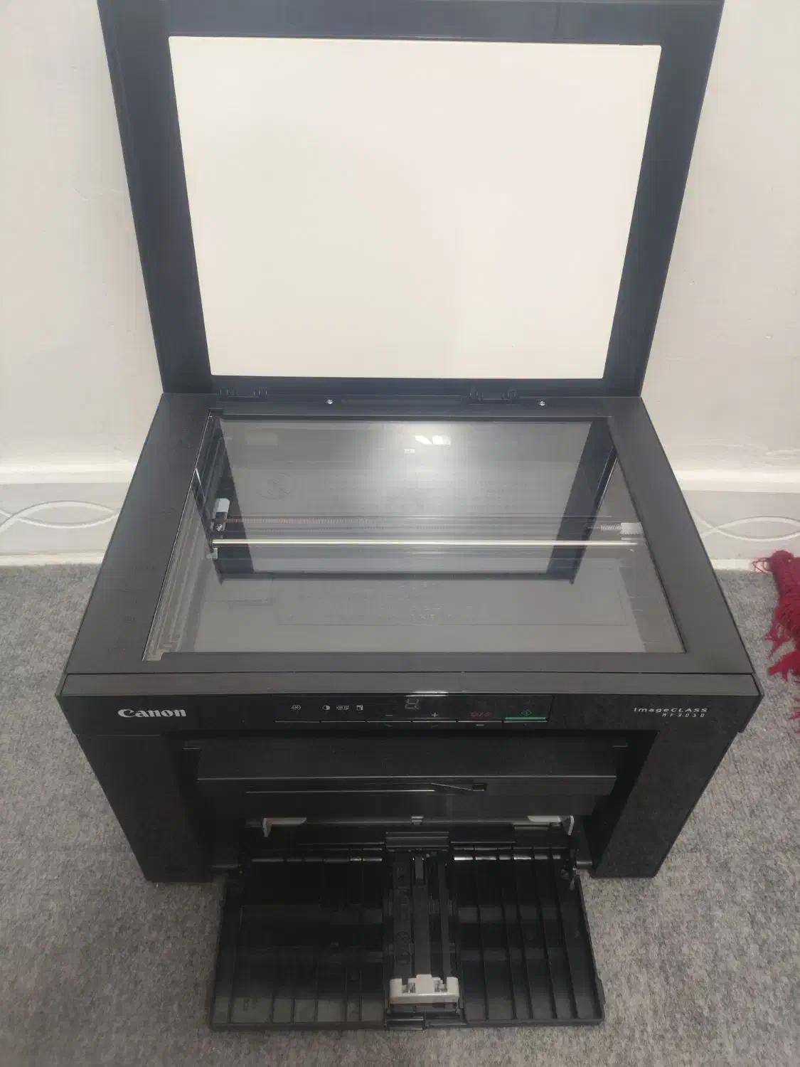 پرینتر کانن MF3010 سه کاره سفید سیاه|پرینتر، اسکنر، کپی، فکس|تبریز, |دیوار