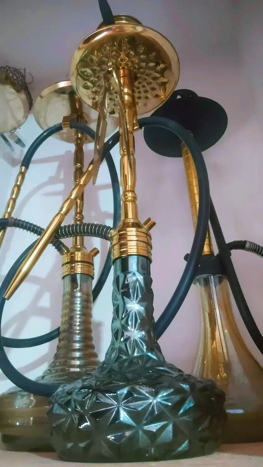 قلیان برنجی در حد نو|کلکسیون و سرگرمی|رشت, صفاری|دیوار