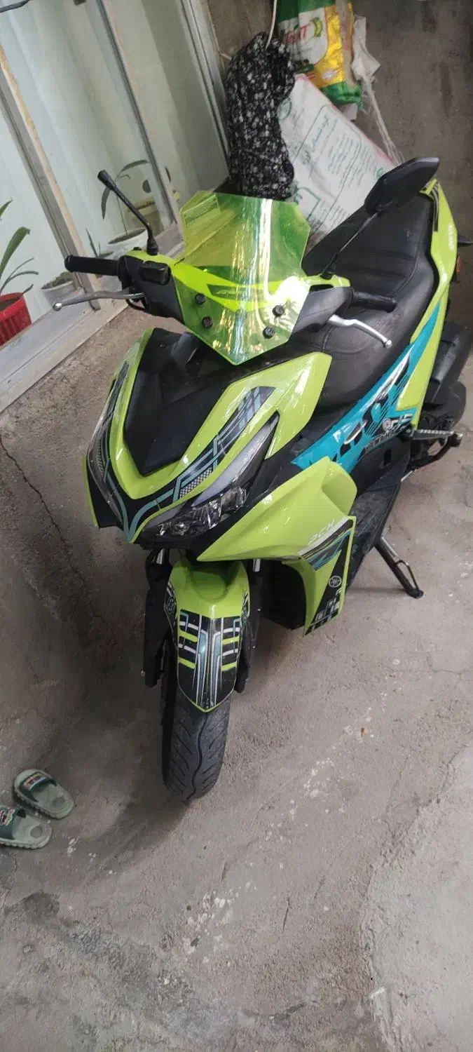 موتور کلیک طرح آیروکس اتومات|موتورسیکلت|بیجار, |دیوار