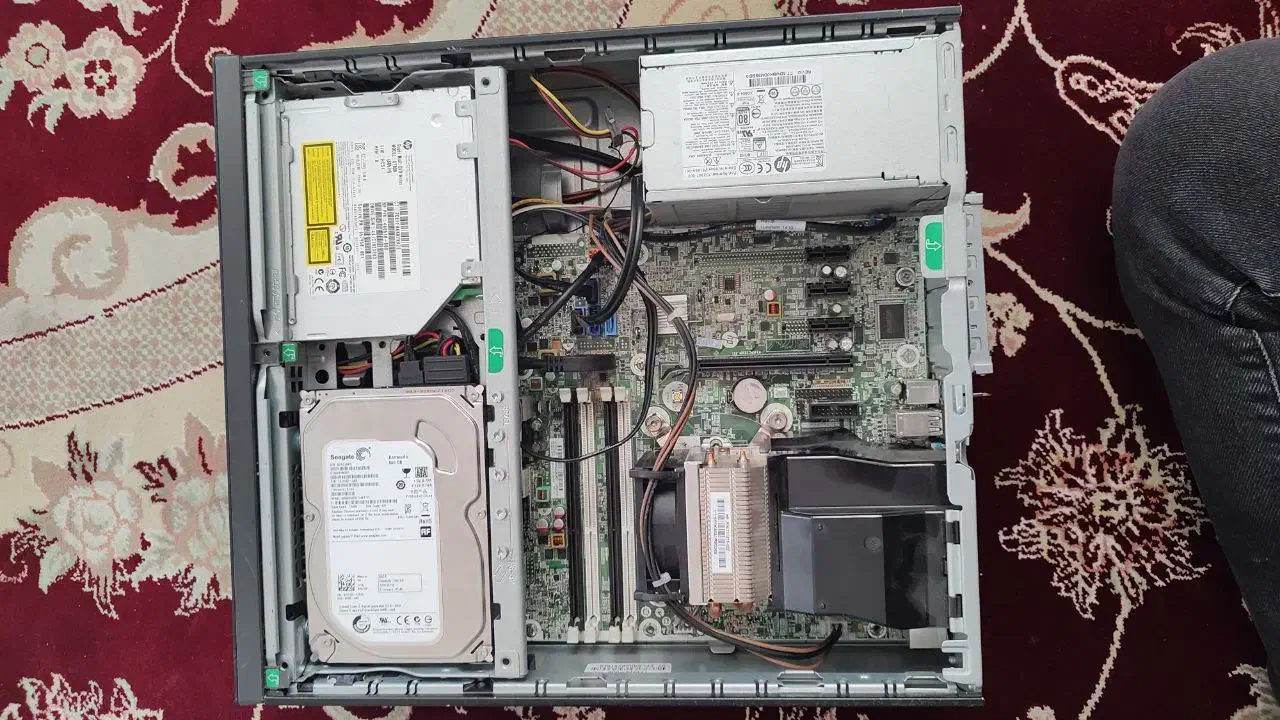 کامپیوتر corei5 مناسب کارهای اداری و خانگی HP|رایانه رومیزی|هشتگرد, هشتگرد قدیم|دیوار