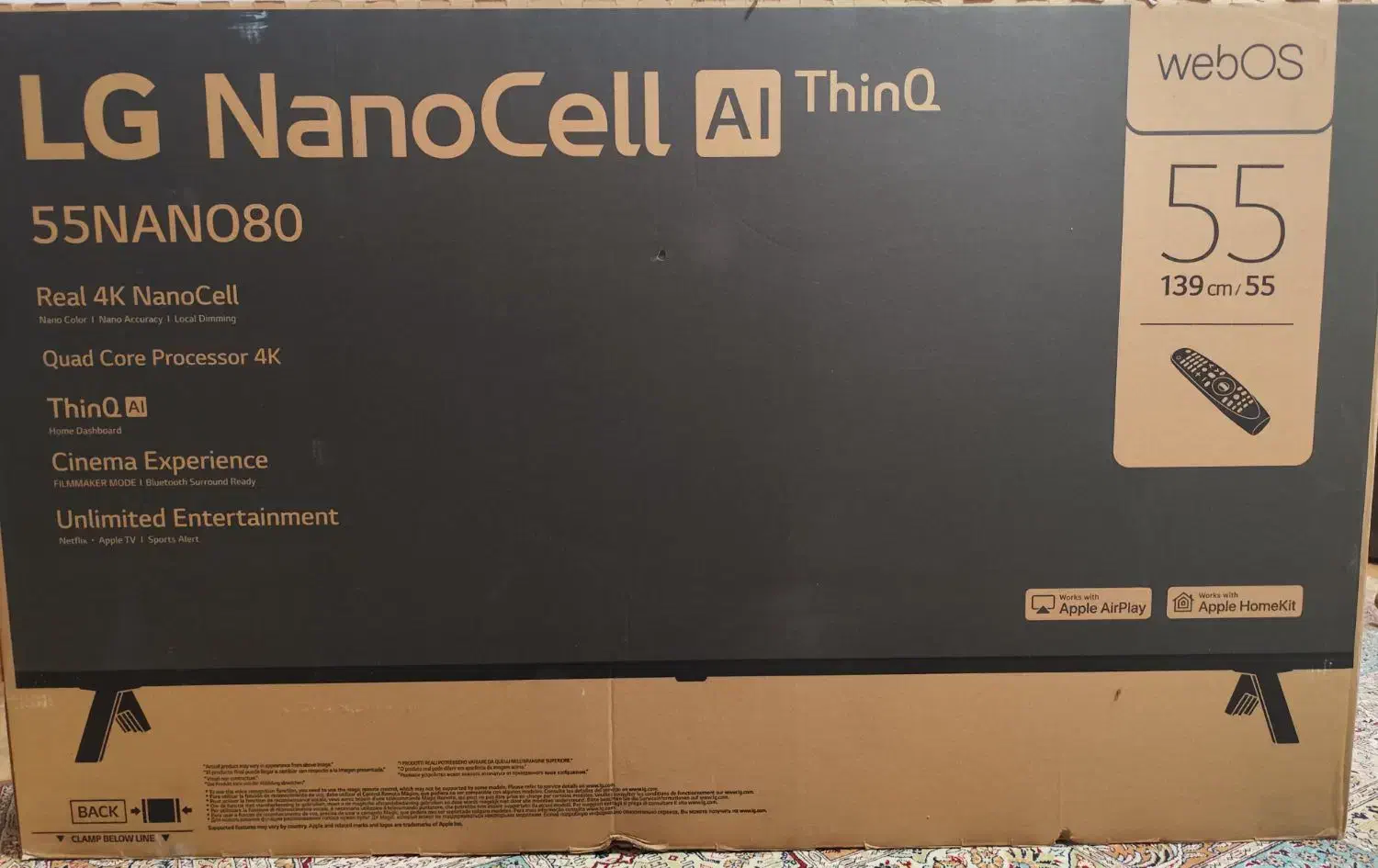 فروش تلویزیون ال جی نانوسل|تلویزیون و پروژکتور|مبارکه, |دیوار