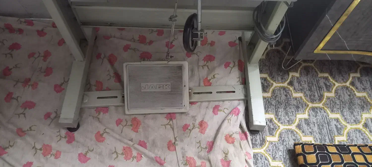 چرخ خیاطی صنعتی راسته دوز جک درحدخشک تمیز خونگی|چرخ خیاطی و ریسندگی|مشهد, طبرسی شمالی|دیوار