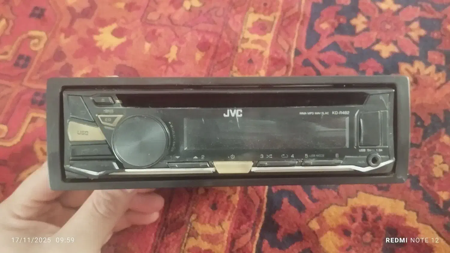 ضبط جی وی سی ۴ کانال و یک جفت باند|قطعات یدکی و لوازم جانبی|قم, باغ کرباسی|دیوار