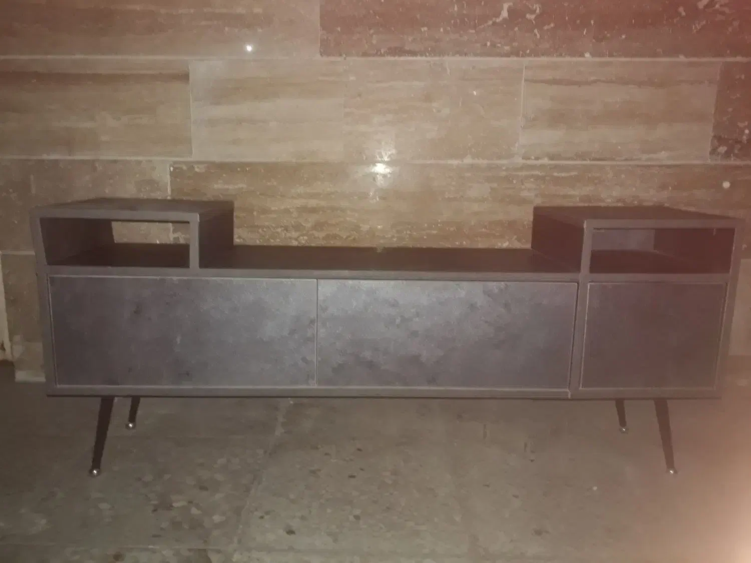 میز ال سی دی ام دی اف طرح بتون|میز تلویزیون|تهران, هفده شهریور|دیوار