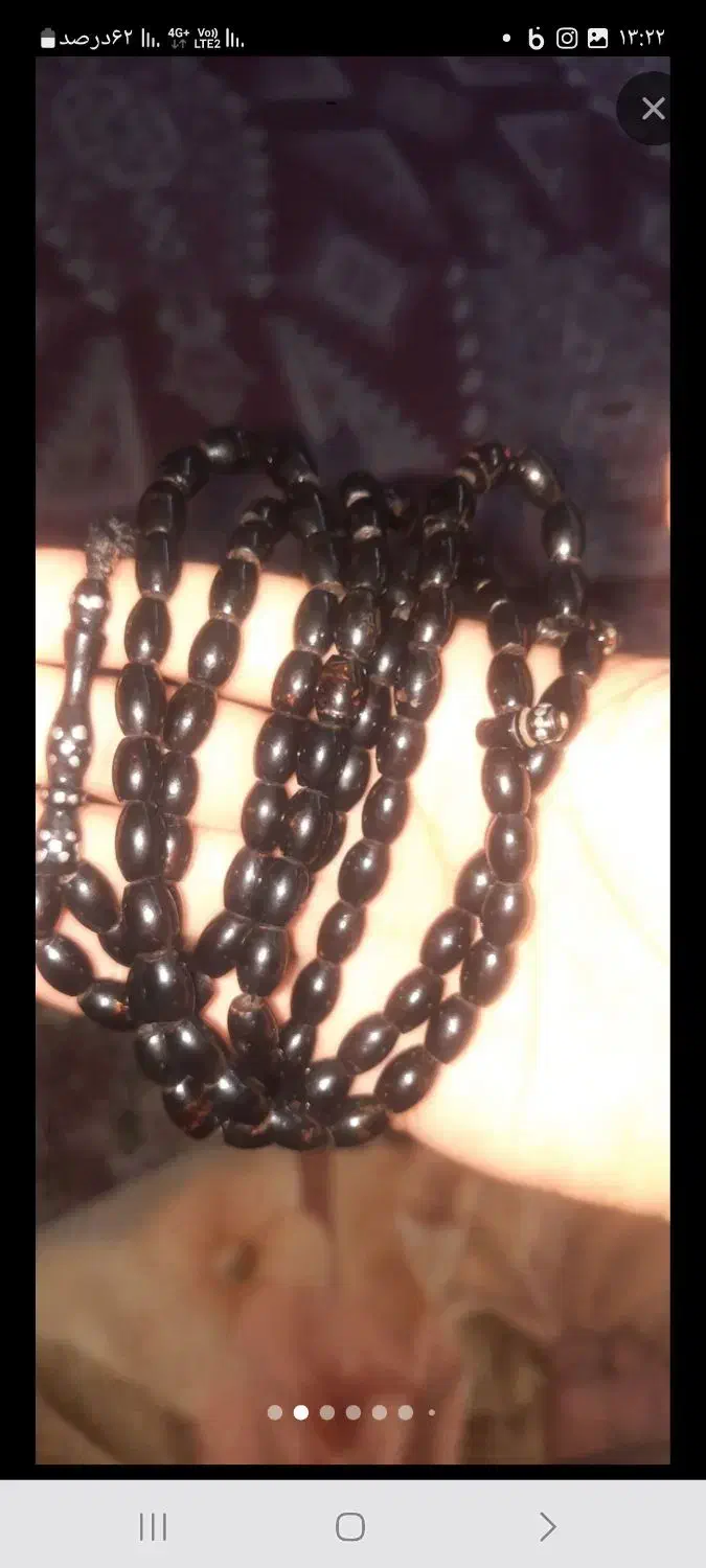 تسبیح یسر حجاز کهنه رگه دار و بو دار|جواهرات|شوش, |دیوار