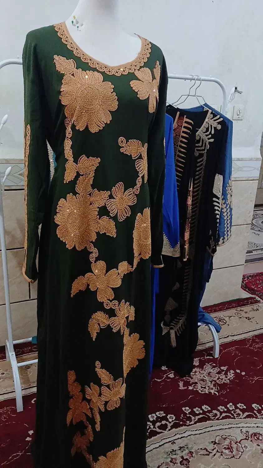 ماکسی های وارداتی جنس درجه یک آب طلا ومخمل|لباس|آبادان, |دیوار