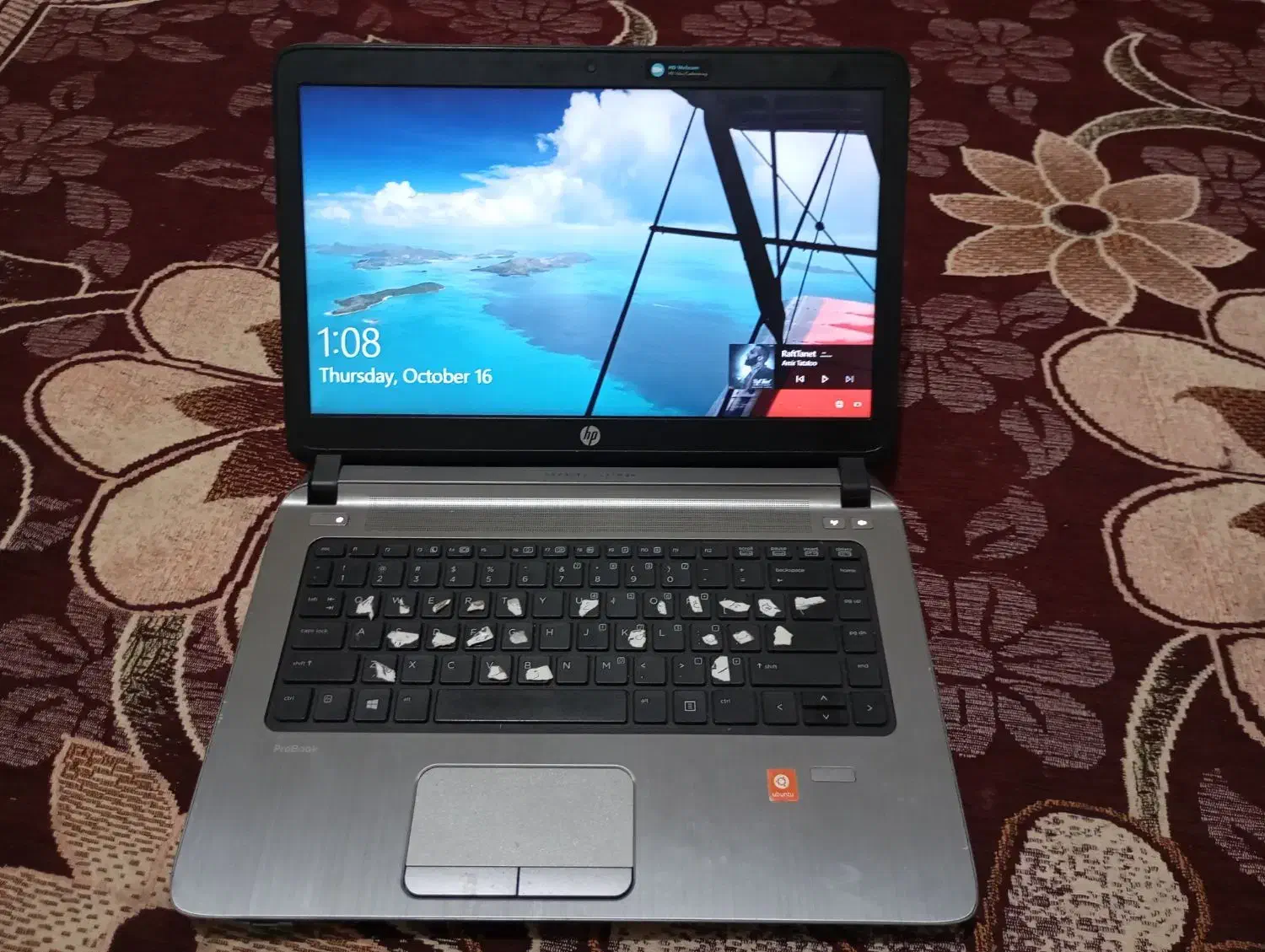 لپ تاب hp|رایانه همراه|بم, |دیوار