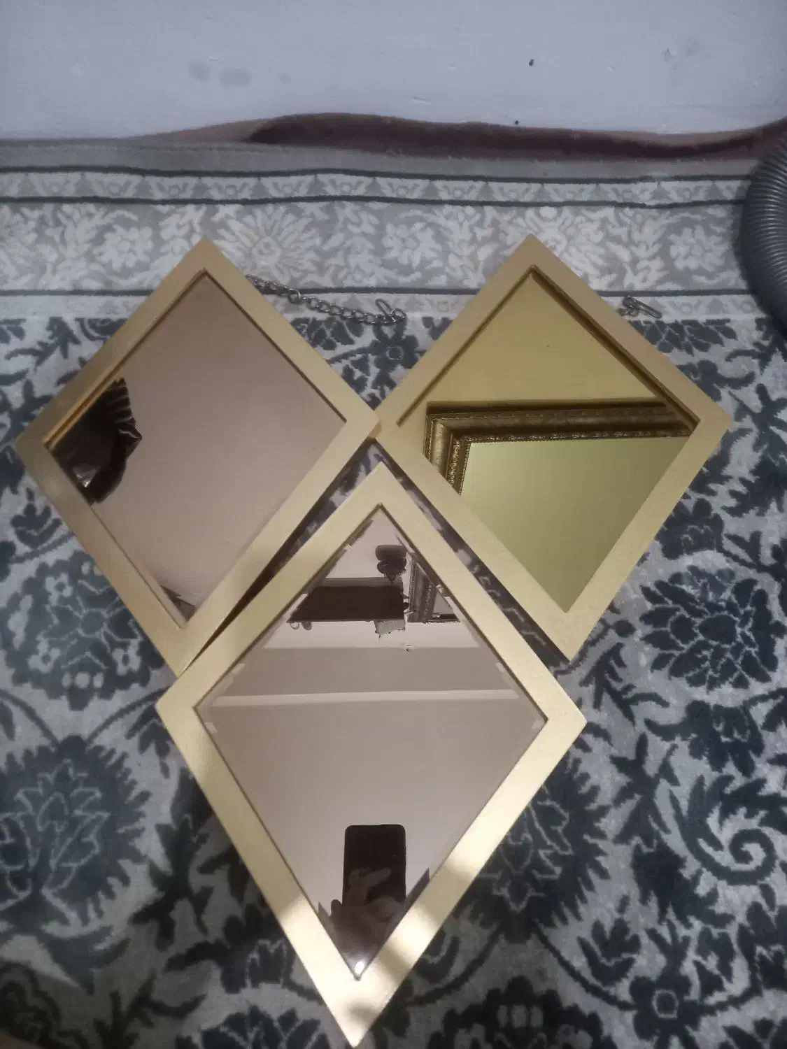 اینه سه تایی طلایی|آینه|ملایر, |دیوار