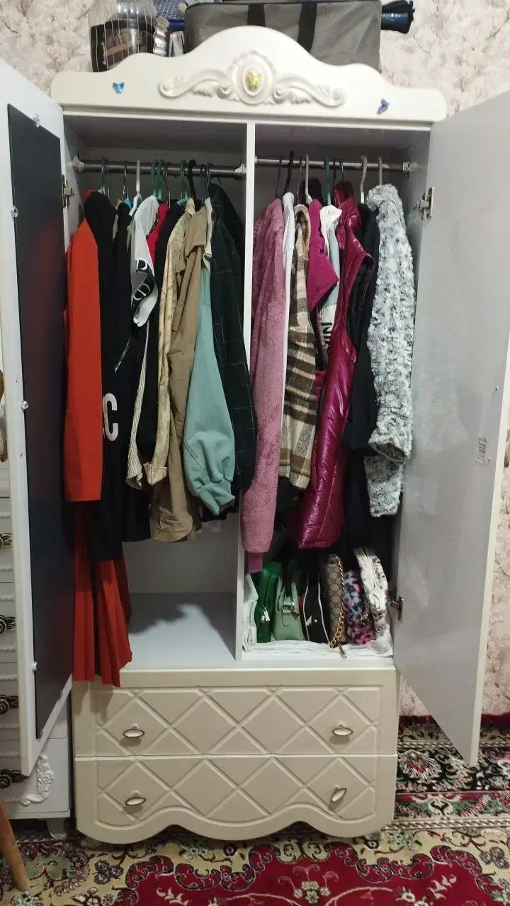 کمد جادار بزرگ سالم و کم کارکرد MDF|جاکفشی، کمد، دراور|ابهر, |دیوار