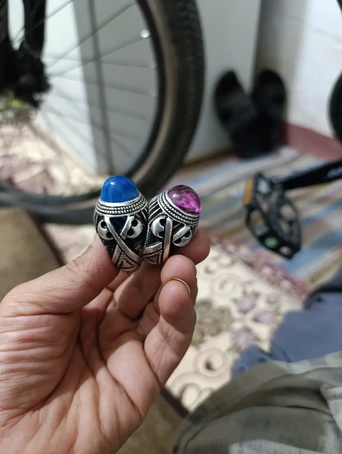 انگش عین الحر آبی کامیاب|جواهرات|قوچان, |دیوار