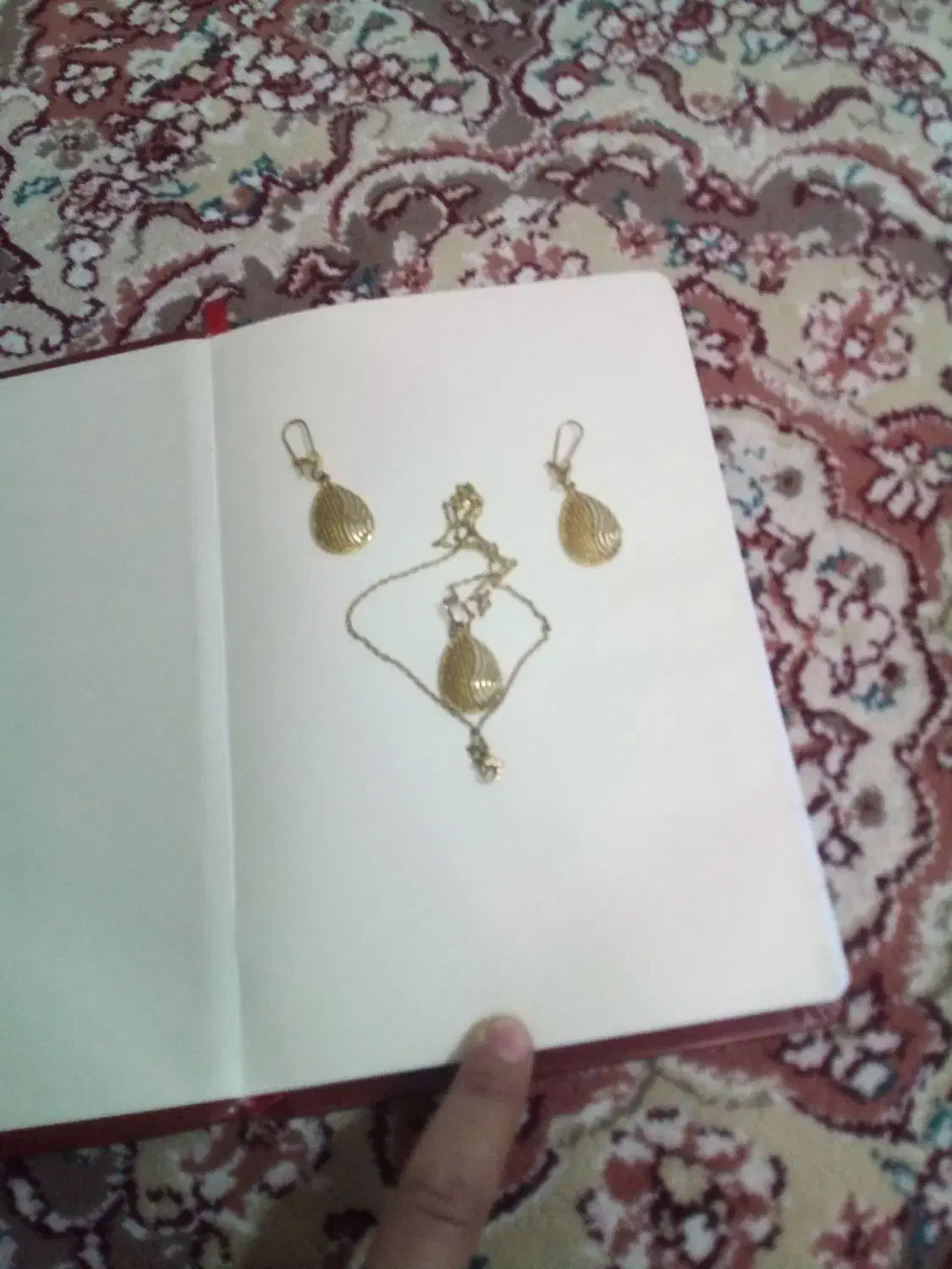 ست گردنبند وگوشواره|بدلیجات|بیرجند, |دیوار