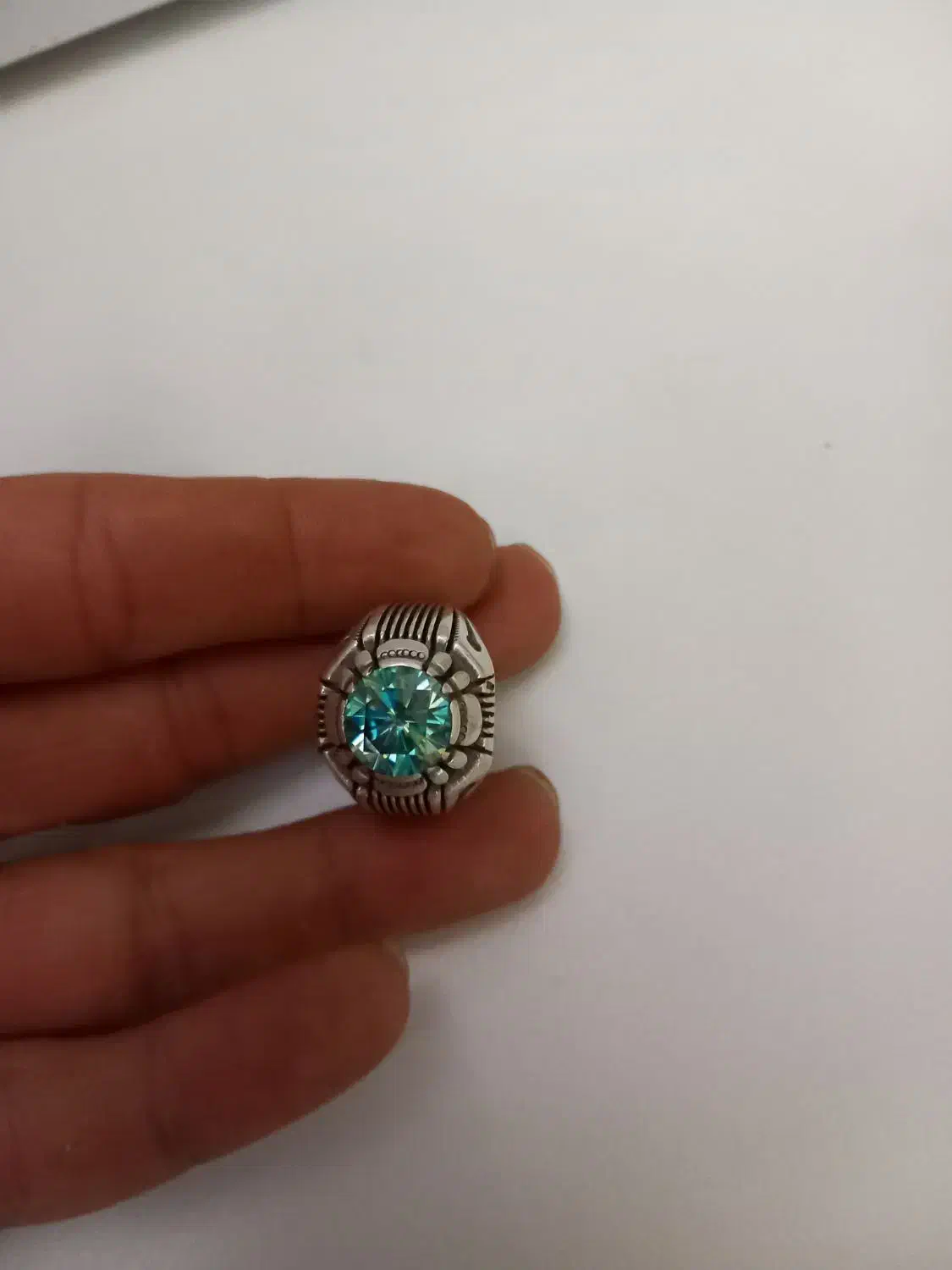 انگشتر نقره مزونایت|جواهرات|مریوان, |دیوار