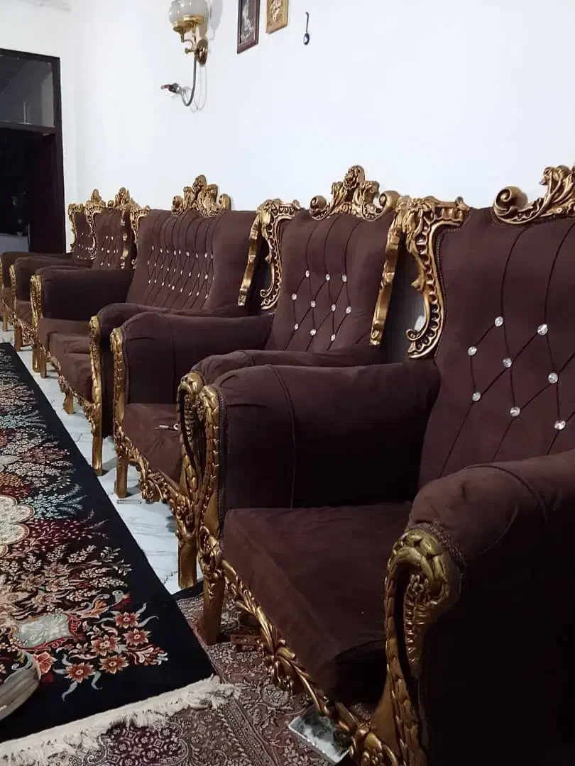 مبل راحتی با دوتا عسلی تمیز|مبلمان خانگی و میز عسلی|لنگرود, |دیوار