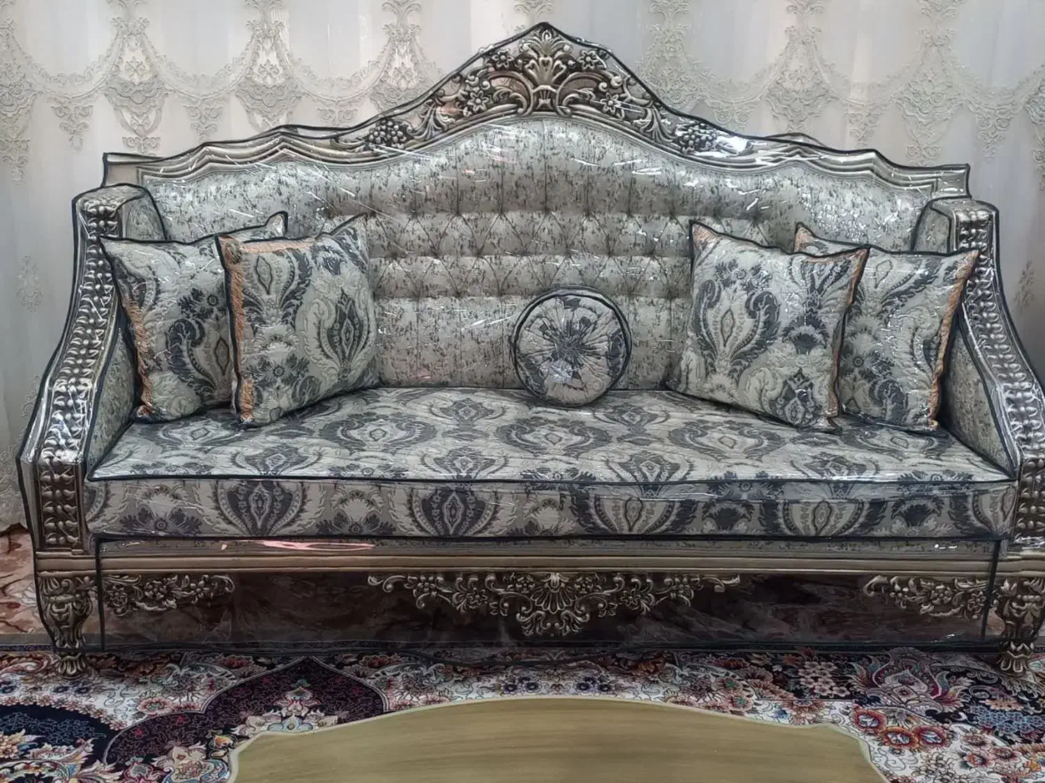 کاور مبل راحتی سلطنتی|مبلمان خانگی و میز عسلی|قم, باجک یک|دیوار