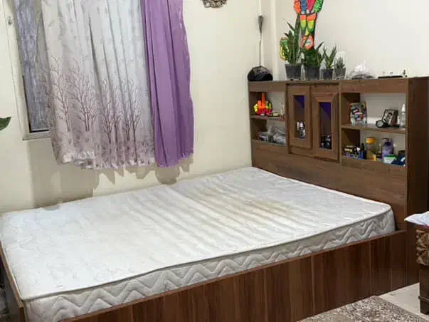 تخت خواب دونفره با تشک دونفره|تخت و سرویس خواب|ری, منصوریه منگل|دیوار