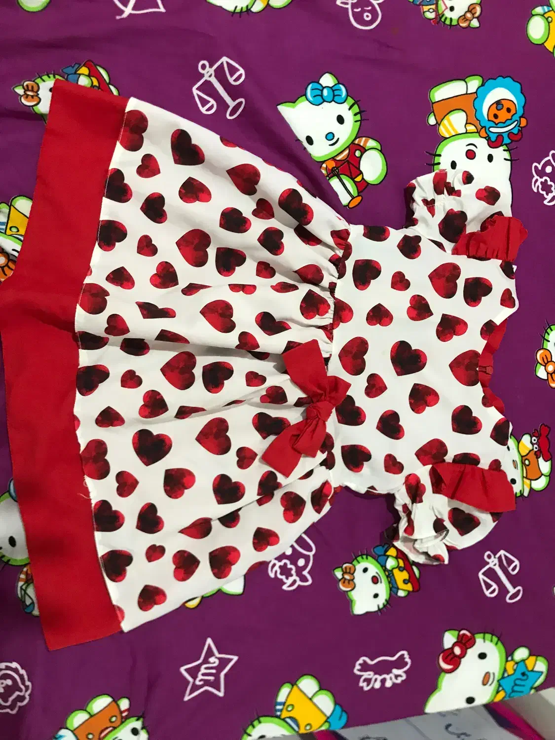 پیراهن  عروسکی سایز ۴۰|کفش و لباس بچه|بابل, |دیوار