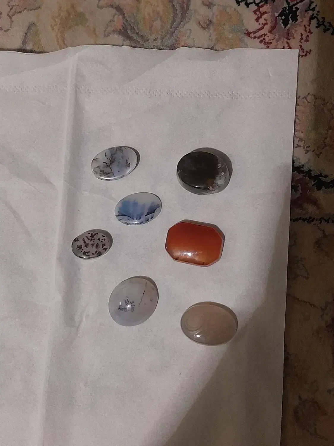 سنگ شجر و اوپال هفت رنگ|جواهرات|اهواز, بهارستان|دیوار