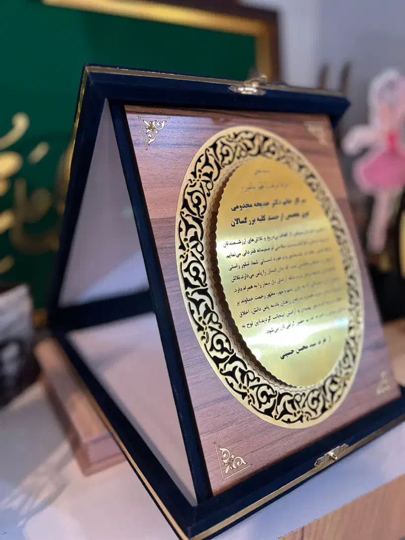 لوح تقدیر از پزشک|خدمات رایانه‌ای و موبایل|ارومیه, |دیوار