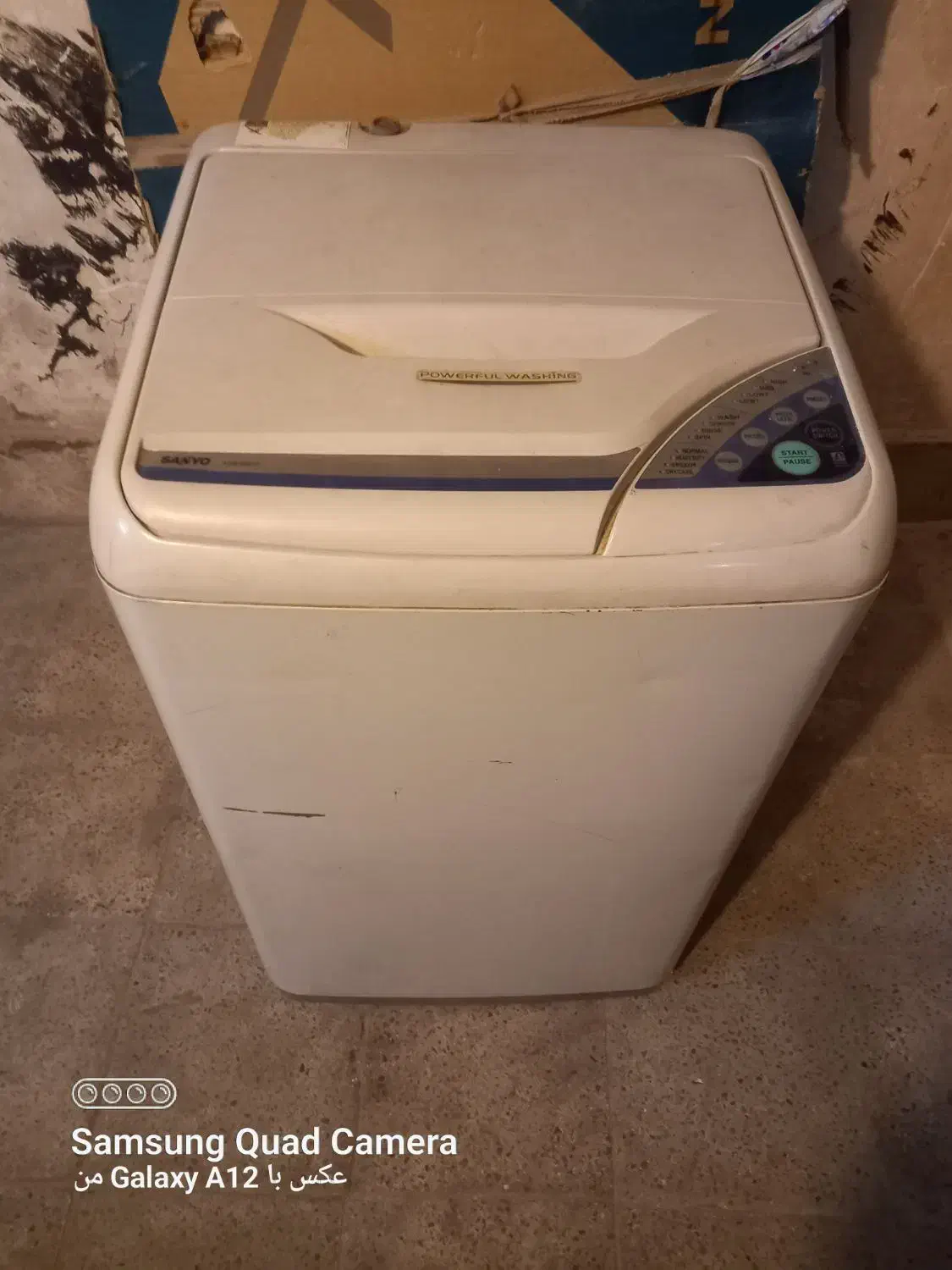 ماشین لباسشویی ۷ کیلو تمام اتوماتیک سانیو ژاپن|ماشین لباسشویی و خشک‌کن لباس|تهران, هفده شهریور|دیوار