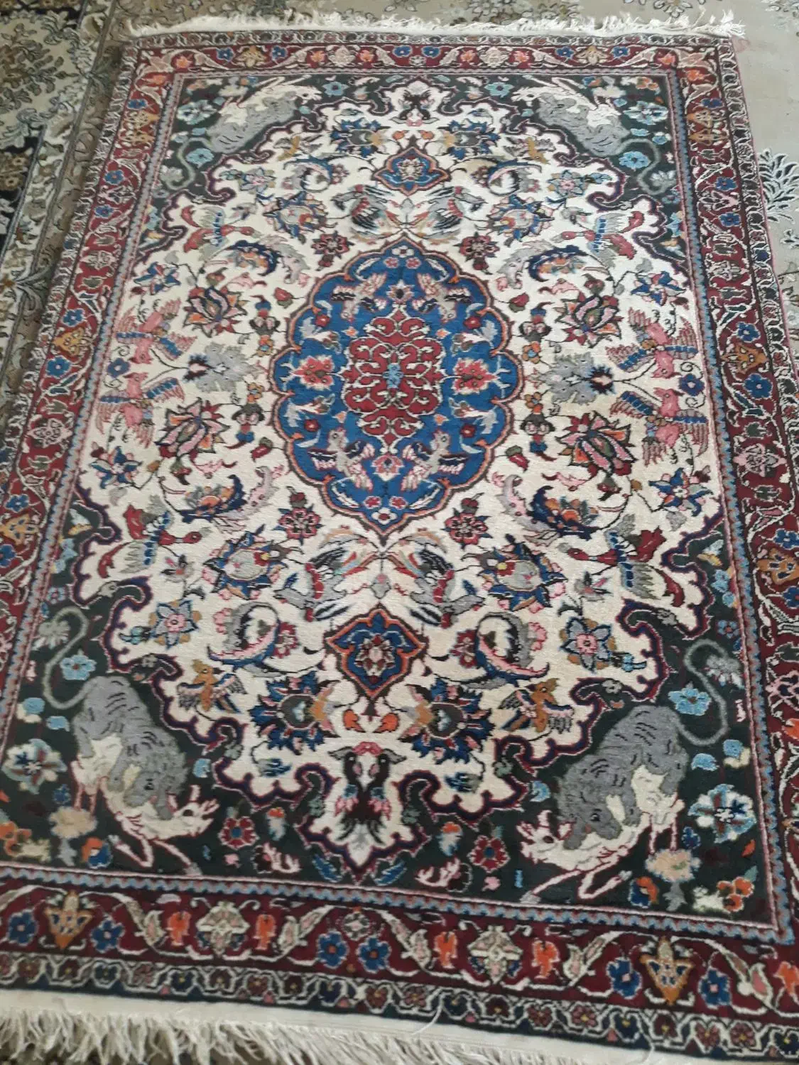 فروش قالیچه دستباف|فرش|لنجان, |دیوار