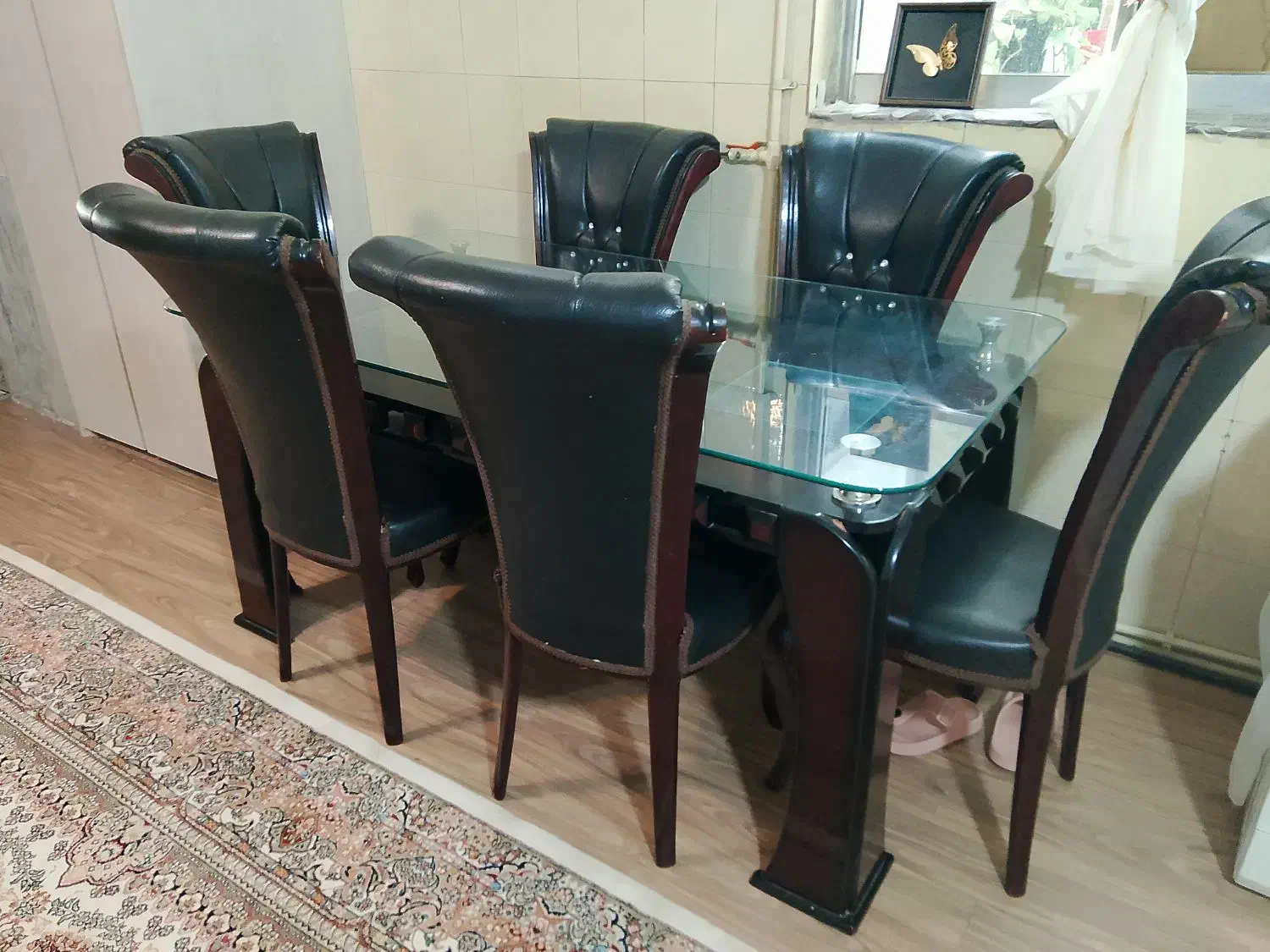 میز غذاخوری|میز و صندلی غذاخوری|تایباد, |دیوار