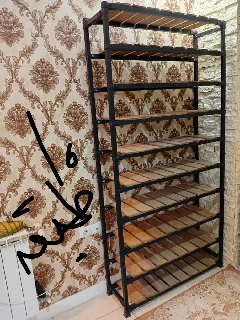 قفسه رگال جاکفشی جالباسی طبقه دار و متنوع|کتابخانه، شلف، قفسههای دیواری|فردیس, شهرک وحدت|دیوار