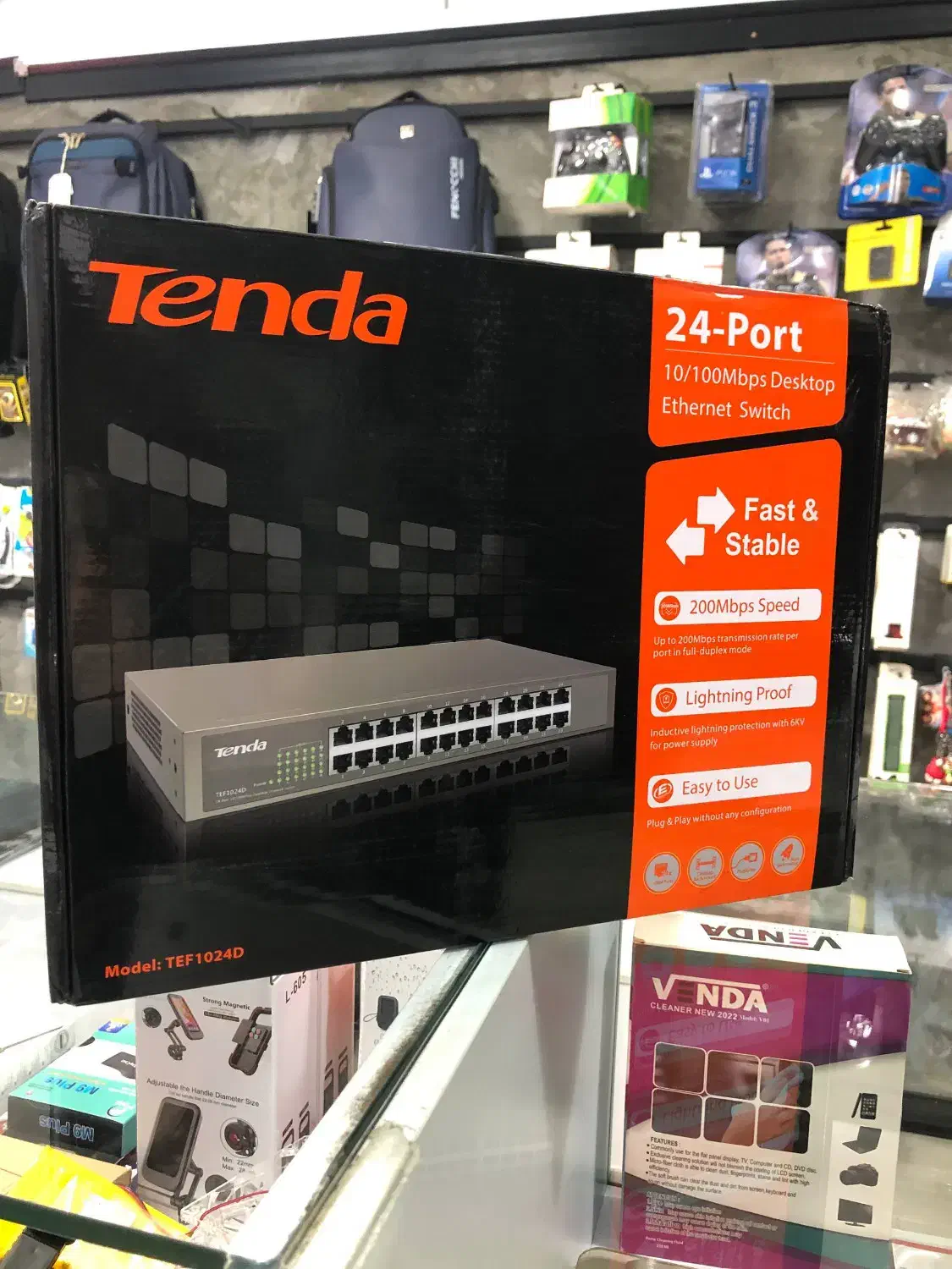 سوییچ 24 پورت تندا مدل TEF1024D|مودم و تجهیزات شبکه|فردیس, فردیس|دیوار