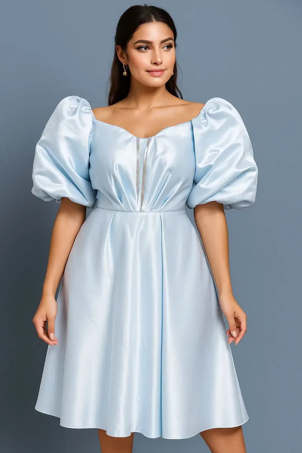 لباس مجلسی ساتن ابی|لباس|یزد, |دیوار