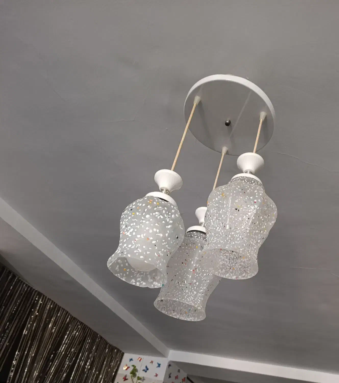 4عددلوسترحبابی|لوستر و چراغ آویز|رباطکریم, رباطکریم|دیوار