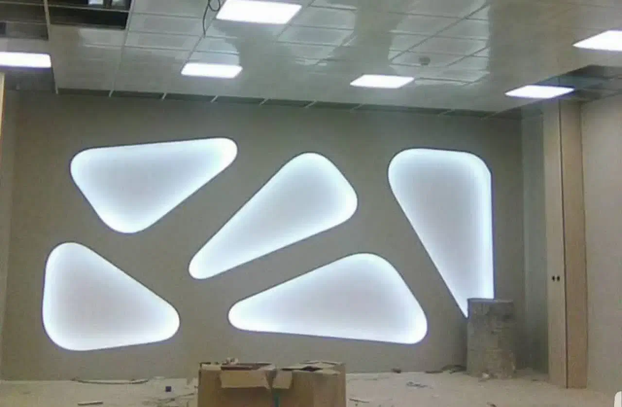 اجرا کناف کابینت کاغذ پرده میکروسمت|خدمات پیشه و مهارت|اصفهان, باغ دریاچه|دیوار