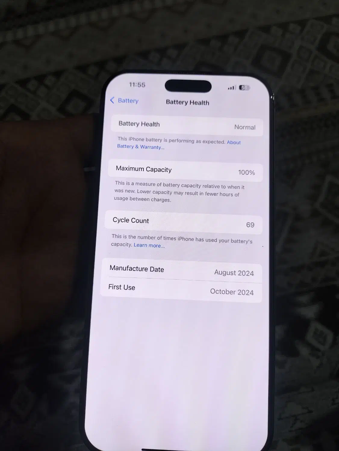 آیفون 16 پرو مکس ۲۵۶ گیگ . 16 pro max|موبایل|زنجان, |دیوار