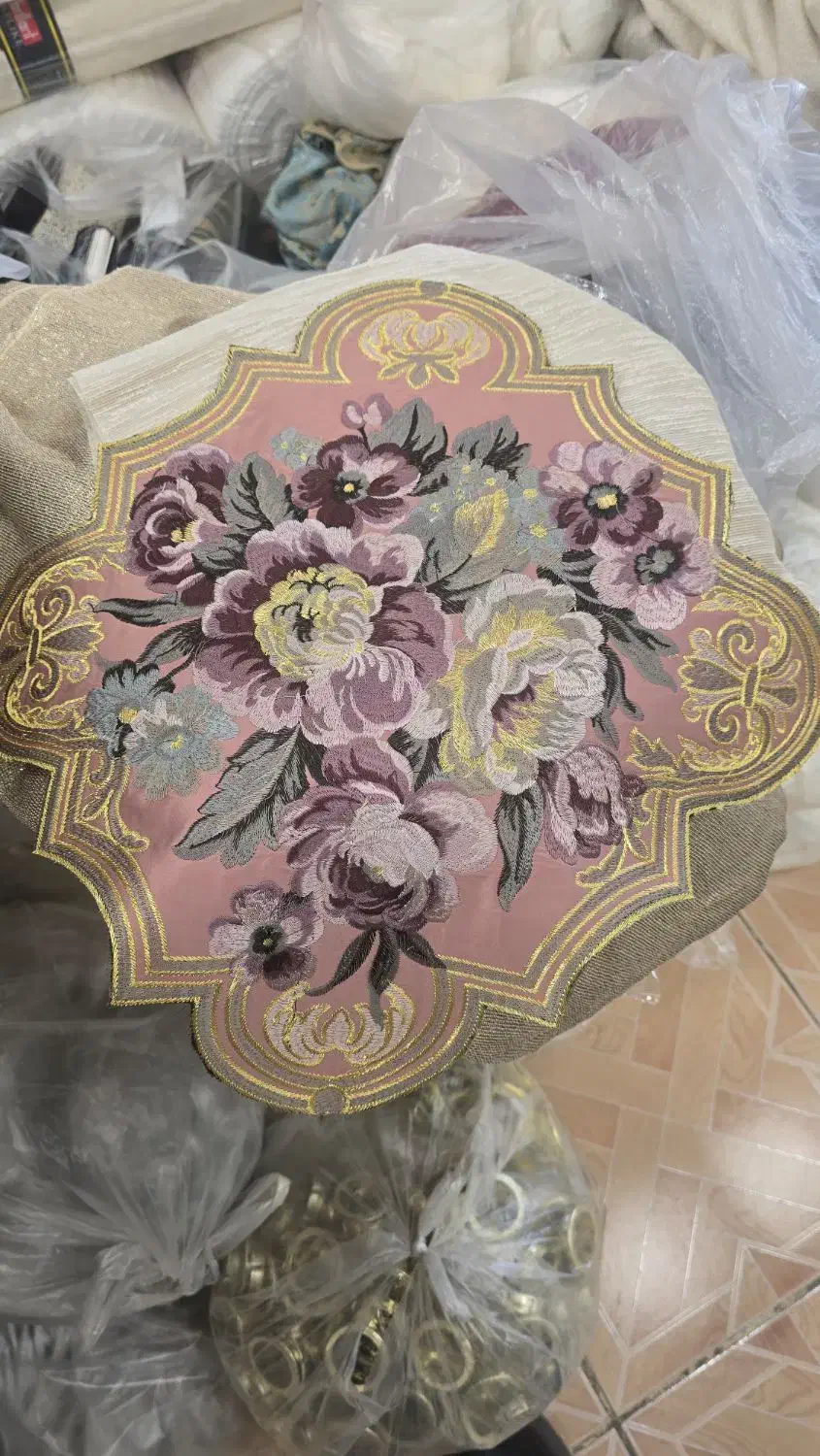 پنل گلدوزی آماده|پرده، رانر، رومیزی|قم, زاد|دیوار